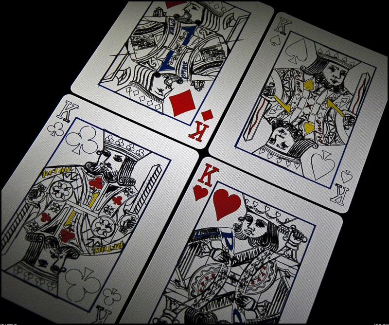 Prime 1 deck Pr1me NOIR playing cards designed by Italy S10322788 D 