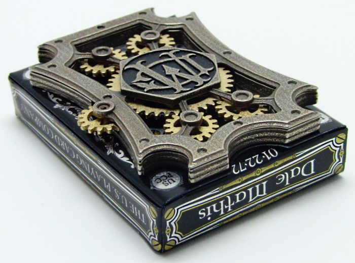 3D Mechanized Deck. Dali's spirit in a metal three-dimensional card box -  Max Playing Cards