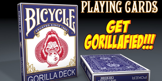Bicycle Gorilla Deck. Have you seen a simian riding a tricycle
