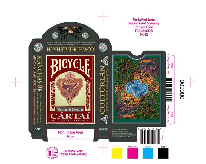 Bicycle Celtic Myth Playing Cards Symmetrical 