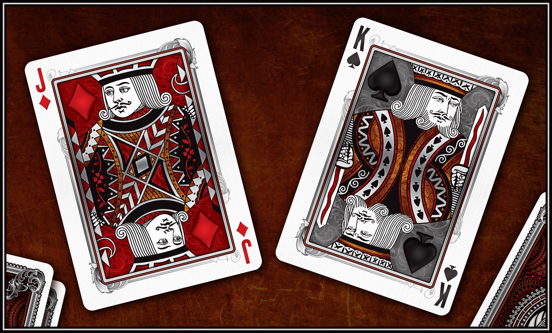 GRINDERS Playing Cards by Randy Butterfield. 
