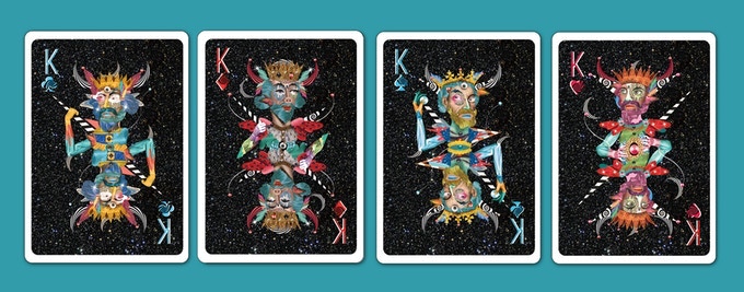 Bicycle mad top world playing cards