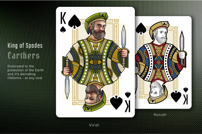 DE NOVO Playing Cards. The deck that backs to the future in United