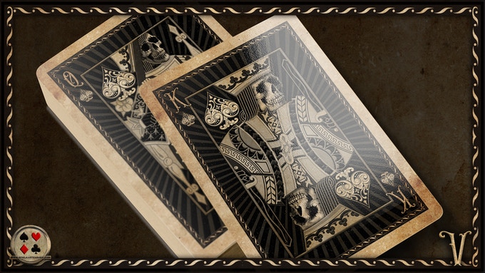 Voodoo Playing Cards Disturbing Skulls With A Top Hat Max Playing Cards