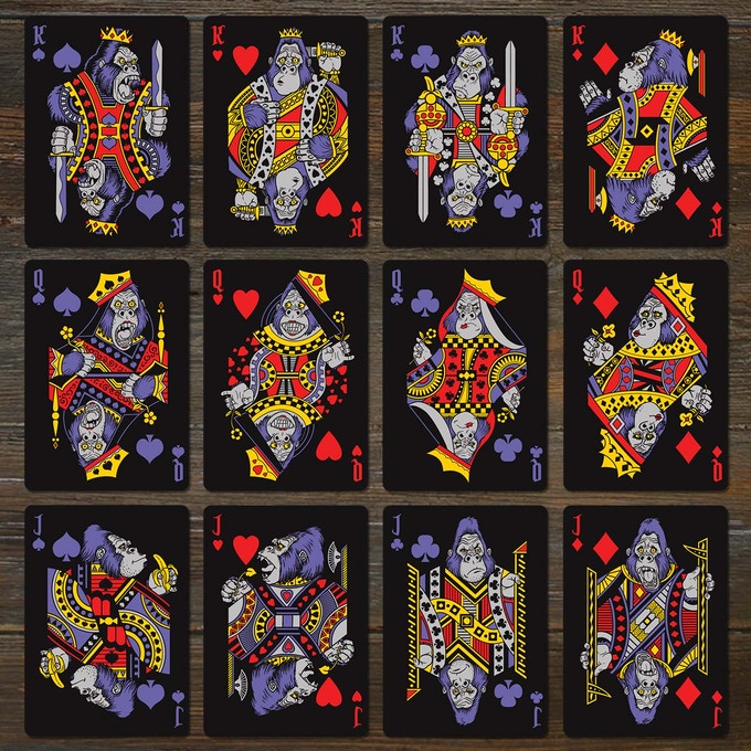 Deck Playing Cards Gorilla Silverbacks 