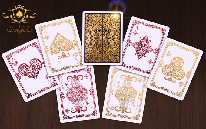 Bicycle Deluxe Playing Cards Gold Foiled Tuck Luxury Deck by Elite 