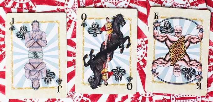 CIRCUS Nostalgic Playing Cards. The golden age of the greatest