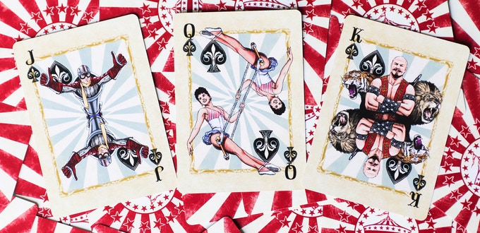 Limited Edition Nostalgic Circus Playing Cards Deck Brand New 