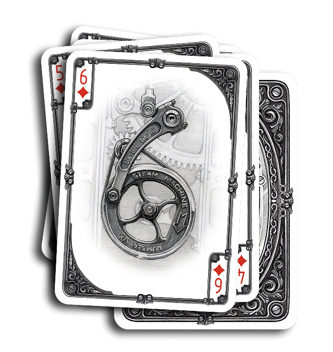 Aristo steampunk playing cards outlet