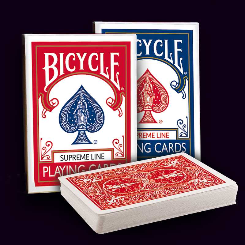 Playing Cards New Deck Blue Bicycle League Back By DiFatta 