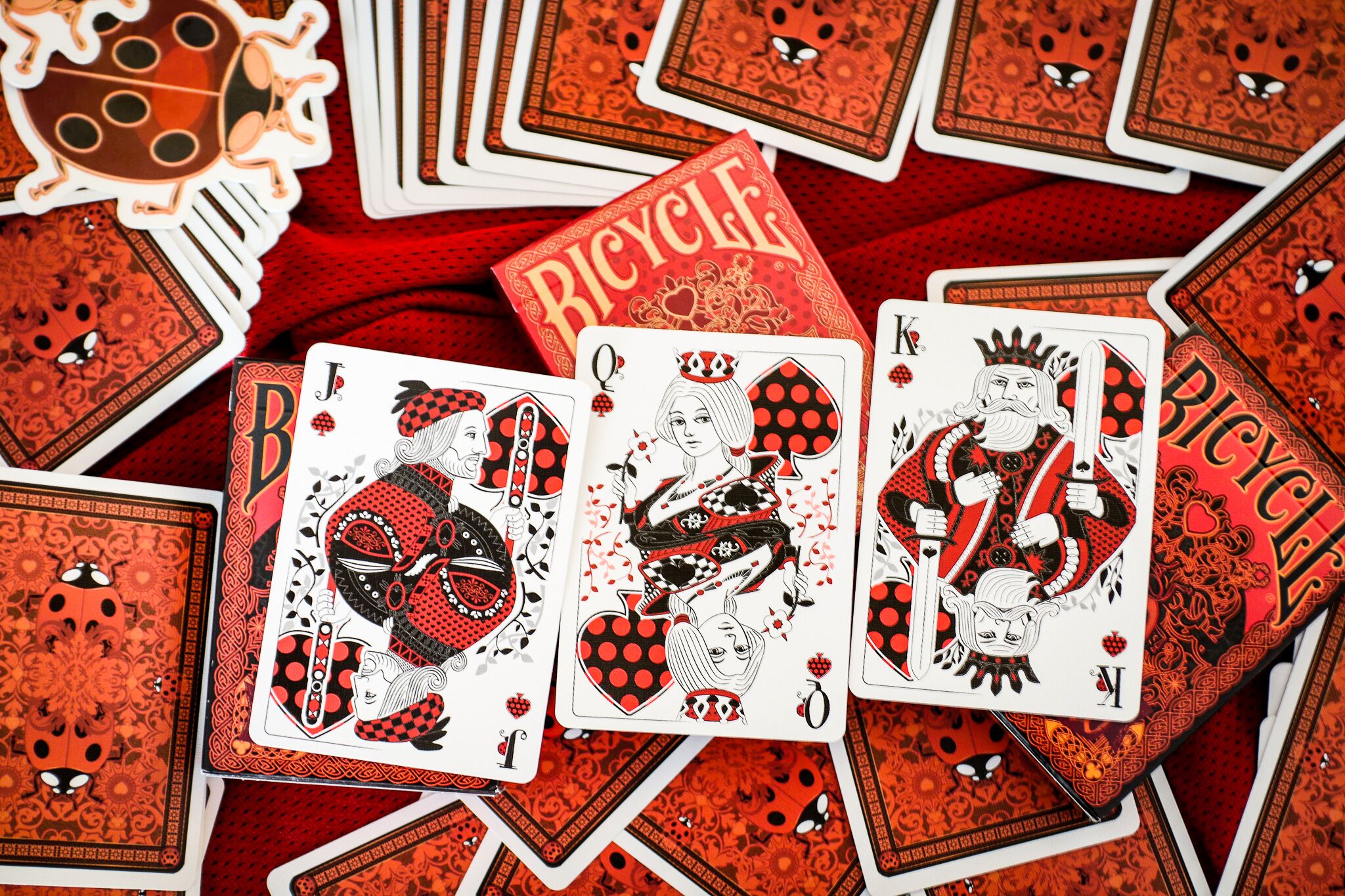 Bicycle ladybug online playing cards