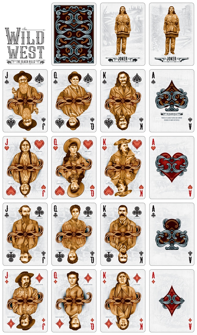 WILD WEST Deadwood Collectible Playing Cards UK 