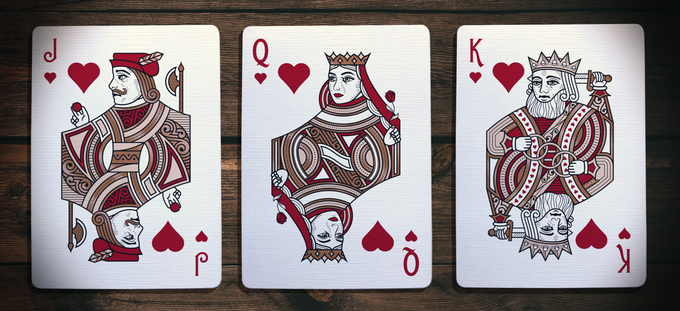 THE CONJURER decks. Beautiful playing cards Inspired by the 