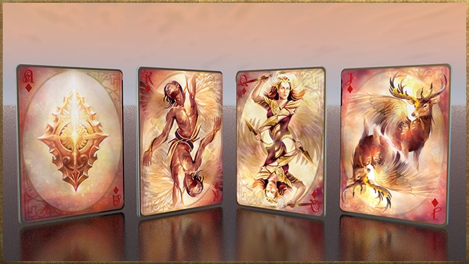 Alis Luminis The Winged Playing Cards DeckPoker DeckCollectable 