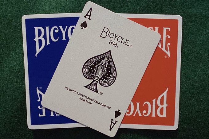 BICYCLE MAIDEN BACK RED DECK OF PLAYING CARDS BY USPCC POKER MAGIC TRICKS GAMES 