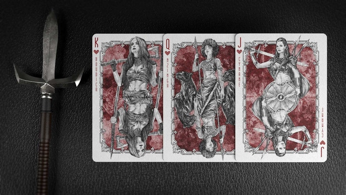 Details about   Warrior Women Playing Cards by Headless Kings 