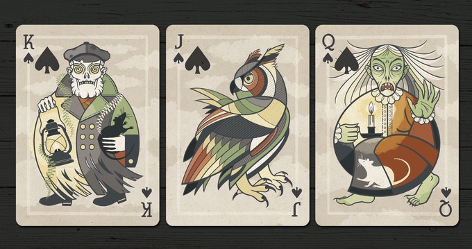 A Newfoundland Deck of Cards: Folklore Edition — GRAHAM BLAIR WOODCUTS